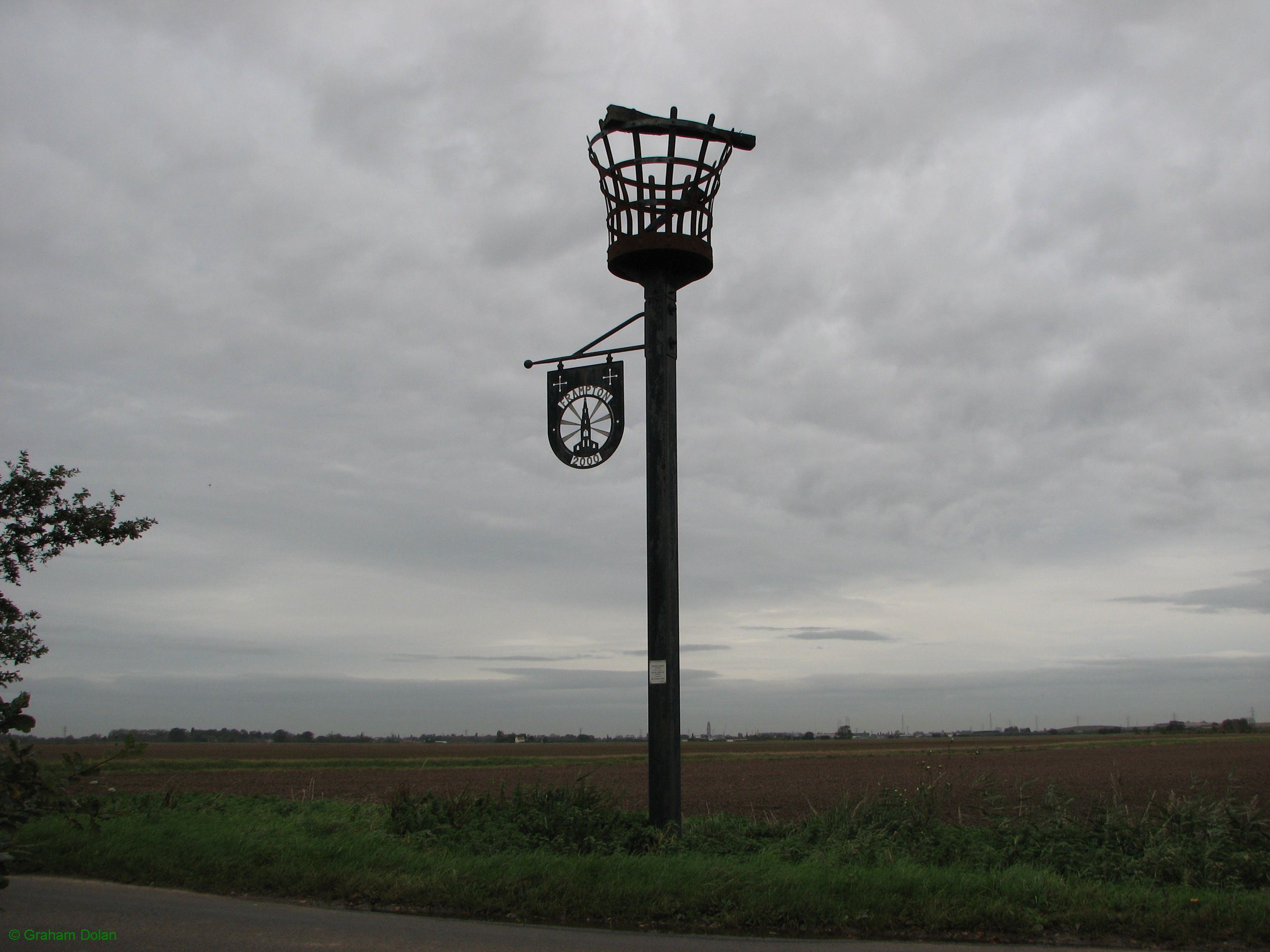 Greenwich Meridian Marker; England; Lincolnshire; Frampton Marsh